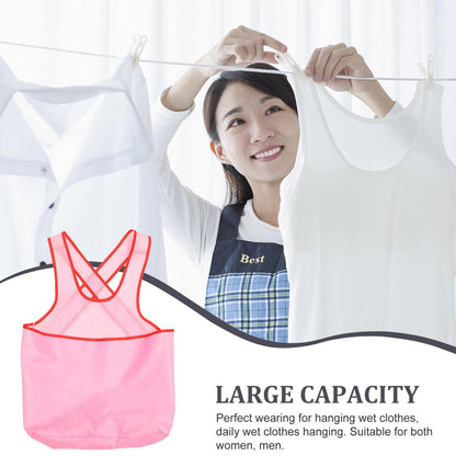 Portable Clothes Drying Apron